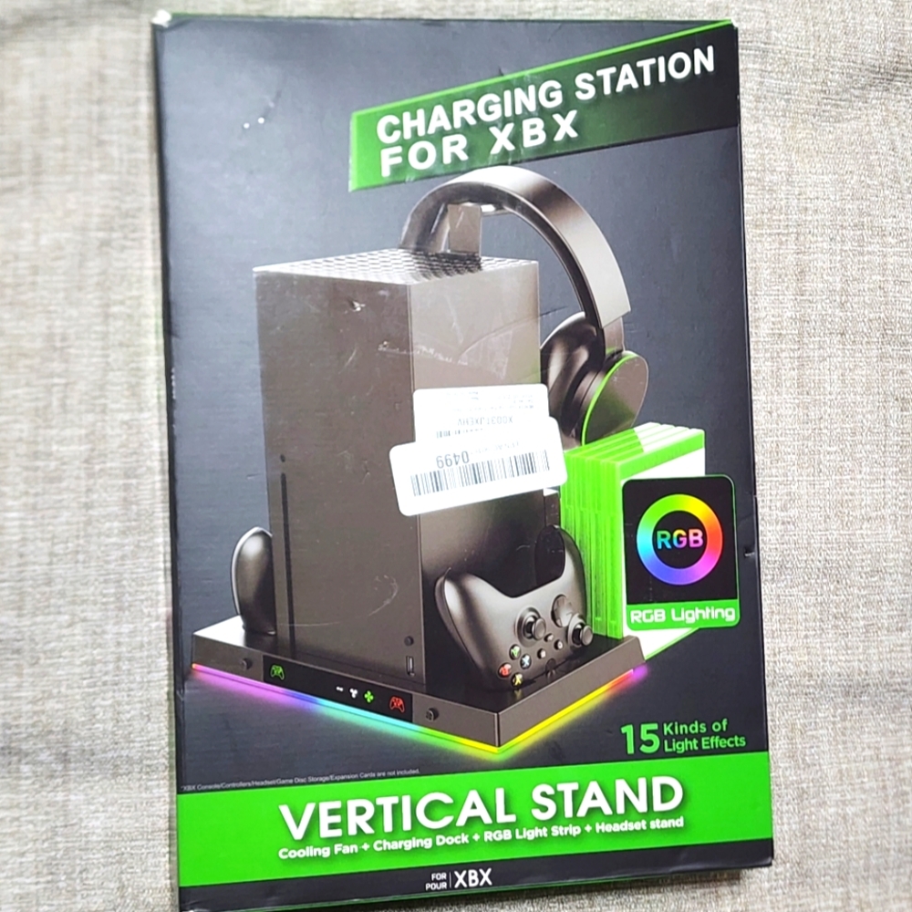 MENEEA Vertical Charging Station For XBX led lights, cooling fans Charging doc &
